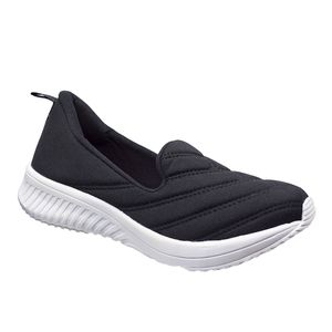 Slip On Girassol - Preto - LF-1980-PR - Pé Relax Sapatos Confortáveis