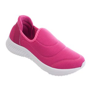 Tênis para Caminhar Girassol - Pink - LF-1750L-PI - Pé Relax Sapatos Confortáveis