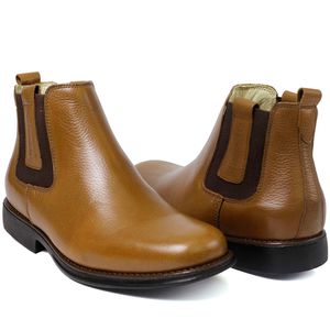 Botina Capiau Nelore Anatomic Confort Gel Flex Whisky