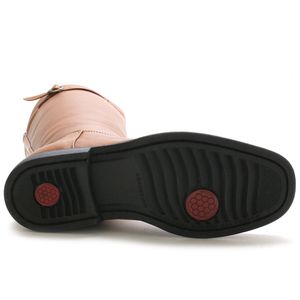 Bota Capiau Campeira Gaucha Cano Duro Anatomic Confort Gel Flex Mostarda 