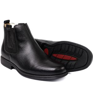 Botina Capiau Nelore Anatomic Confort Gel Flex Preto 