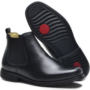 Botina Capiau Angus Anatomic Confort Gel Flex Preto