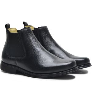 Botina Capiau Angus Anatomic Confort Gel Flex Preto