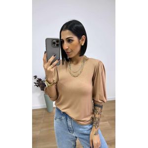 Blusa Liz Nude - B444 - PUROROSA