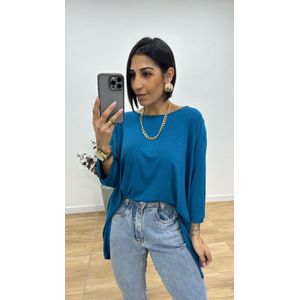 Blusa Mullet Petróleo - B484 - PUROROSA