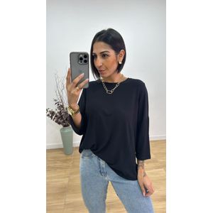 Blusa Nina Preta - B483 - PUROROSA