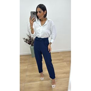 Calça Tereza Azul - C155 - PUROROSA