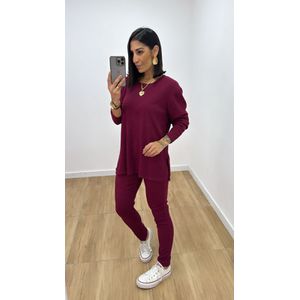 Conjunto Isis Vinho - CJ177 - PUROROSA