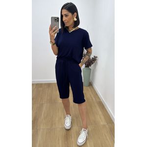 Conjunto Lurdes Azul Marinho - CJ231 - PUROROSA