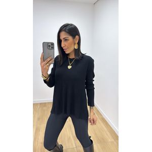 Blusa Patricia Preta - B533 - PUROROSA