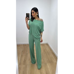 Conjunto Jaque Verde Menta - CJ264 - PUROROSA