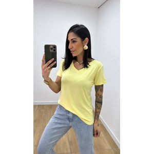 Tshirt Telma Amarela - B488 - PUROROSA