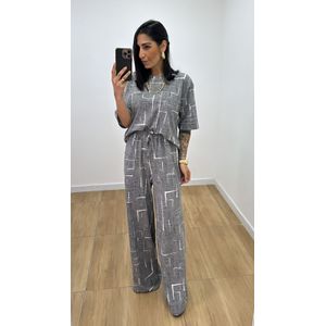 Conjunto Riviera Cinza - CJ222 - PUROROSA