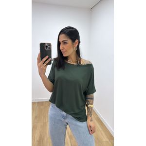 Blusa Sandra Verde Militar - B543 - PUROROSA
