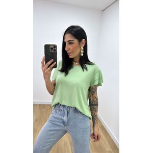 Tshirt Amélia Verde - B334 - PUROROSA