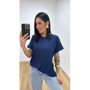 Tshirt Laura Azul - B499 - PUROROSA