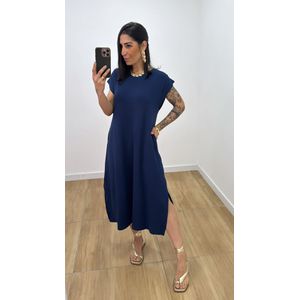 Vestido Anita Azul Marinho - V273 - PUROROSA