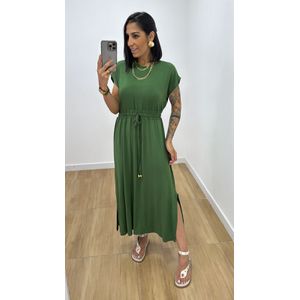Vestido Toquio Verde Militar - V258 - PUROROSA