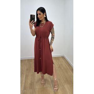 Vestido Toquio Telha - V258 - PUROROSA