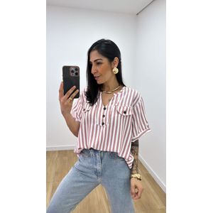 Camisa Olga Rose - B499 - PUROROSA