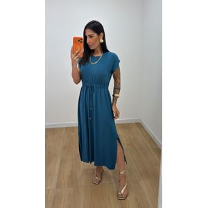 Vestido Toquio Petróleo - V258 - PUROROSA