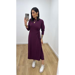 Vestido Manuela ML Açaí - V318 - PUROROSA