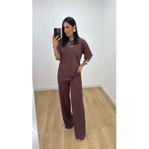 Conjunto Cloé Marrom - CJ270 - PUROROSA