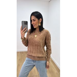 Blusa Talita Caramelo - B510 - PUROROSA