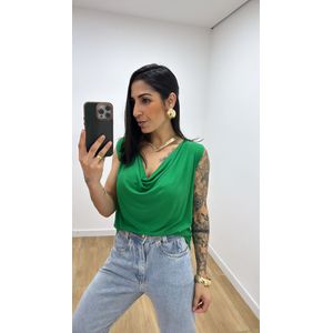 Regata Drape Verde Bandeira - B315 - PUROROSA