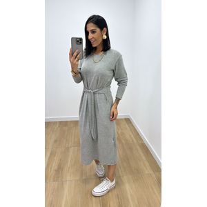 Vestido Bruna Cinza - V314 - PUROROSA