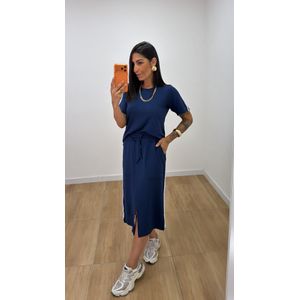 Conjunto Saia Kaly Azul - CJ276 - PUROROSA