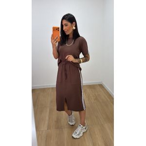 Conjunto Saia Kaly Marrom - CJ276 - PUROROSA