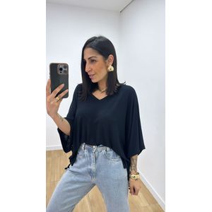 Blusa Valentina Bassi Preta - B498 - PUROROSA