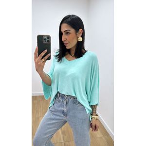 Blusa Valentina Bassi Verde Agua - B498 - PUROROSA