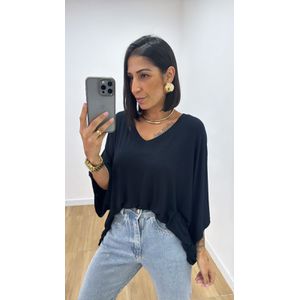 Blusa Valentina Preta - B498 - PUROROSA