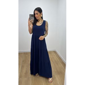 Vestido Francine Azul Marinho - V319 - PUROROSA