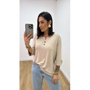 Blusa Selma Nude - B506 - PUROROSA