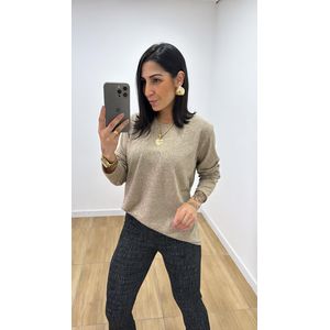 Blusa Helô Areia - B530 - PUROROSA
