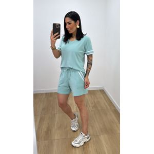 Conjunto Short Nívea Verde Menta - CJ260 - PUROROSA
