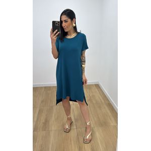 Vestido Fiorela Petróleo - V191 - PUROROSA