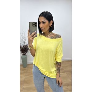 Blusa Luana Amarela - B374 - PUROROSA