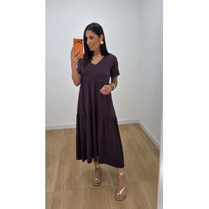 Vestido Sara Marrom - V204 - PUROROSA