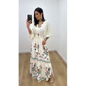 Vestido Talita Estampado 2 Off - V324 - PUROROSA