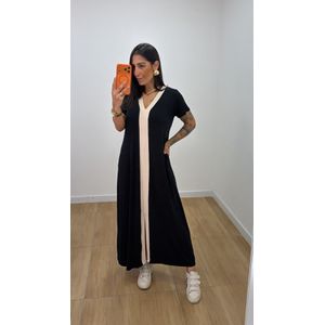 Vestido Magnólia Preto - V329 - PUROROSA