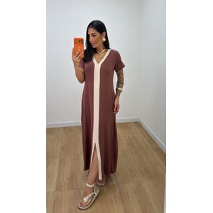 Vestido Magnólia Marrom - V329 - PUROROSA