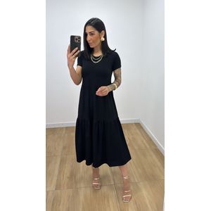 Vestido Zaira Preto - V277 - PUROROSA