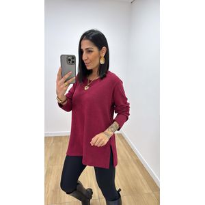 Blusa Joana Vinho - B443 - PUROROSA