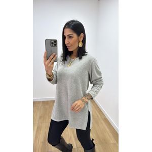 Blusa Joana Cinza - B443 - PUROROSA