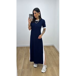 Vestido Bicolor Azul - V332 - PUROROSA