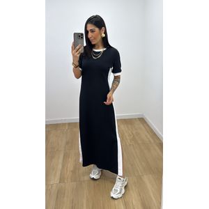 Vestido Bicolor Preto - V332 - PUROROSA